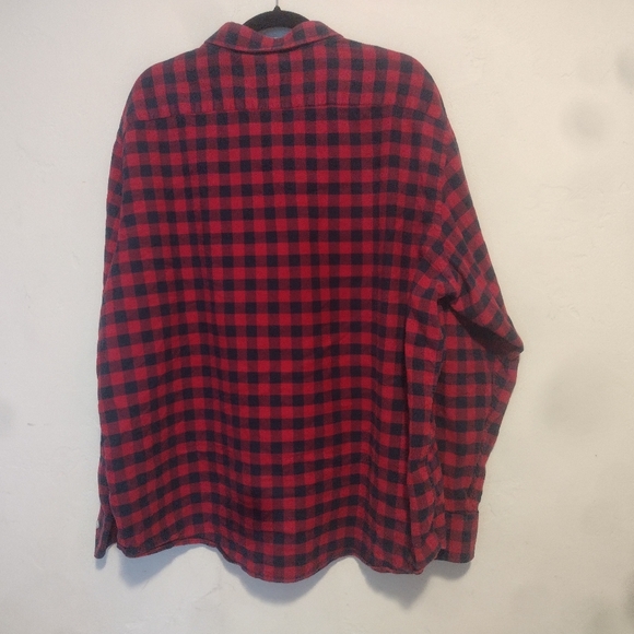 Untuckit Mens Long Sleeve Check Button Down Shirt XXXL Lumberjack 100%Cotton - Picture 6 of 11